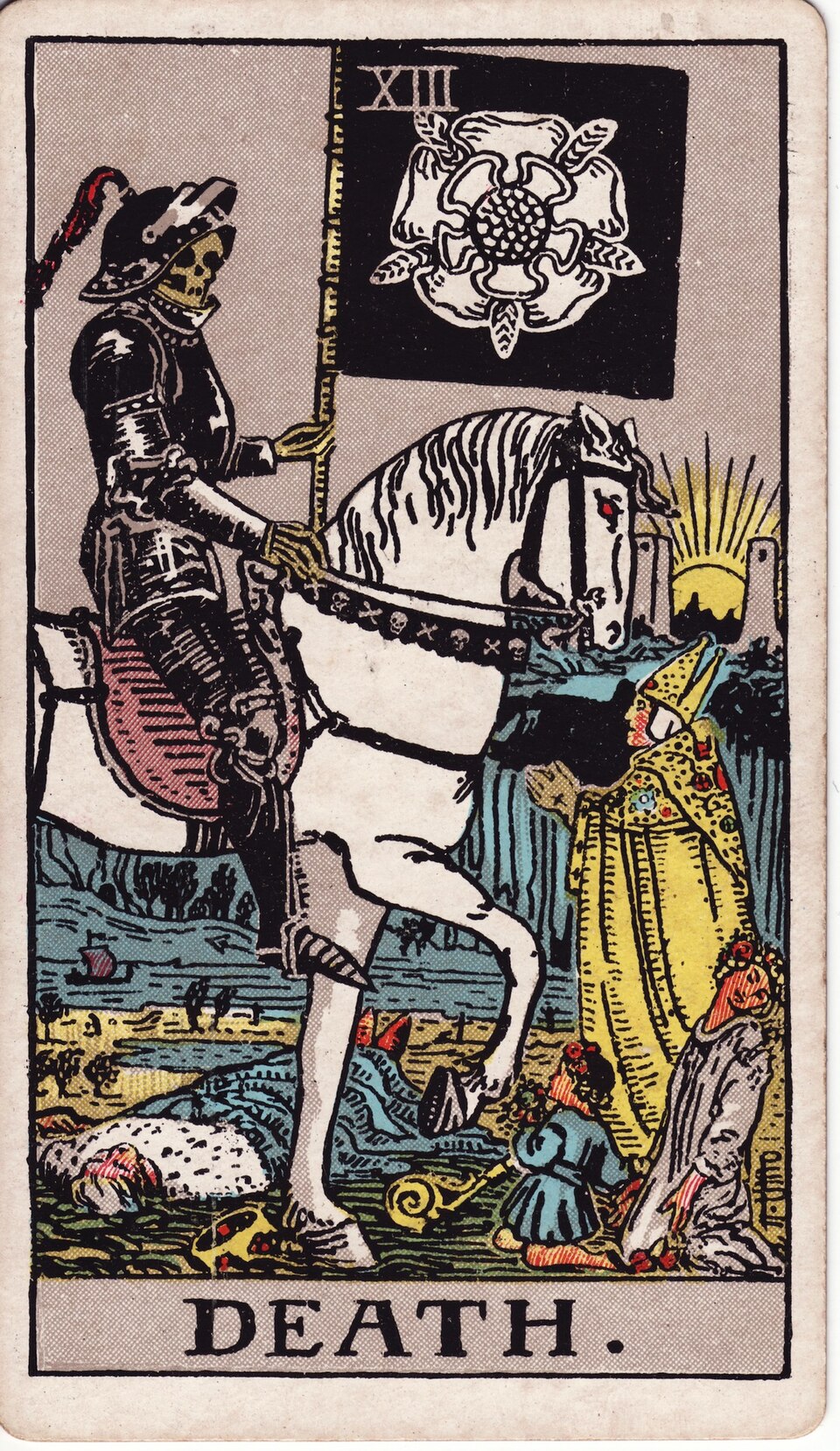 Death (XIII), from the Rider-Waite-Smith tarot